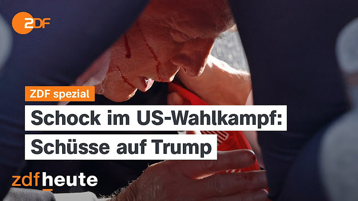 Schüsse auf Trump - Schock im US-Wahlkampf I ZDF spezial