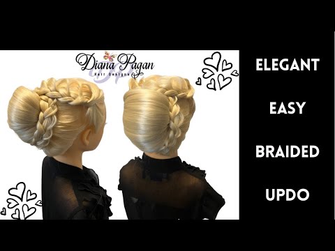 🔥 Easy Braided Hairstyle | Updo | Pagans Beauty