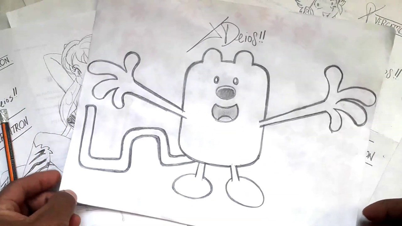 COMO DIBUJAR A PULSO PASO A PASO A WOBBZY OF WOBBZY GO! XDEIOS