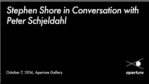 Stephen Shore in Conversation with Peter Schjeldahl