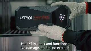 Why UTRAI super capacitor jump starte Jstar X1 is more safe?