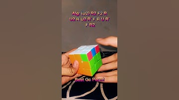 Best Gc Perm alg!!#shorts