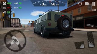 Hummer H1 Truck Speed Driving in the airport gameplay screenshot 5
