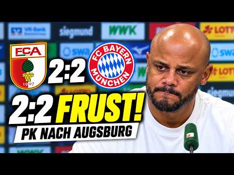 KOMPANY after the 2-2 in Augsburg! Clear words following Bayern's dropped points