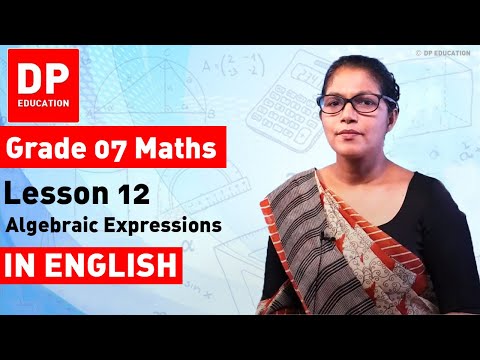 Lesson 12. Algebraic