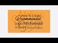 How to Create Logo Design File Formats in Adobe Illustrator