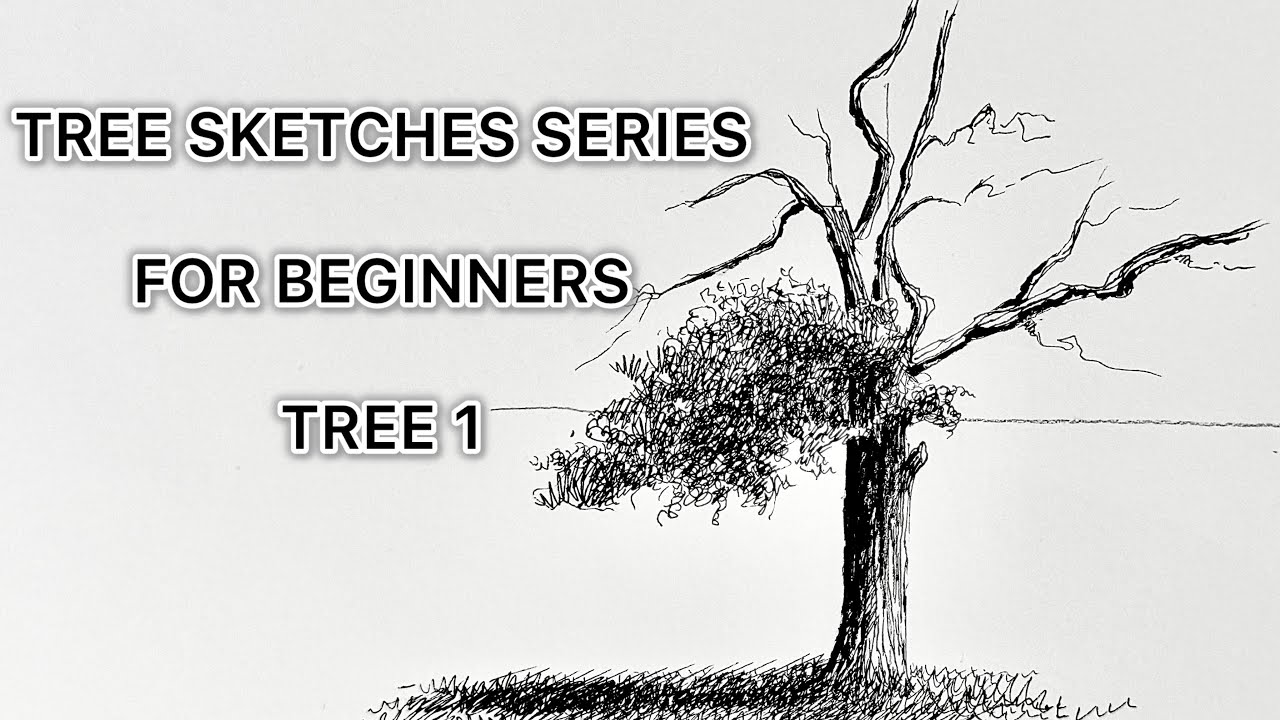 How to Draw a Tree with Ink Pens – Easy Beginner Tutorial (Step-by-Step)