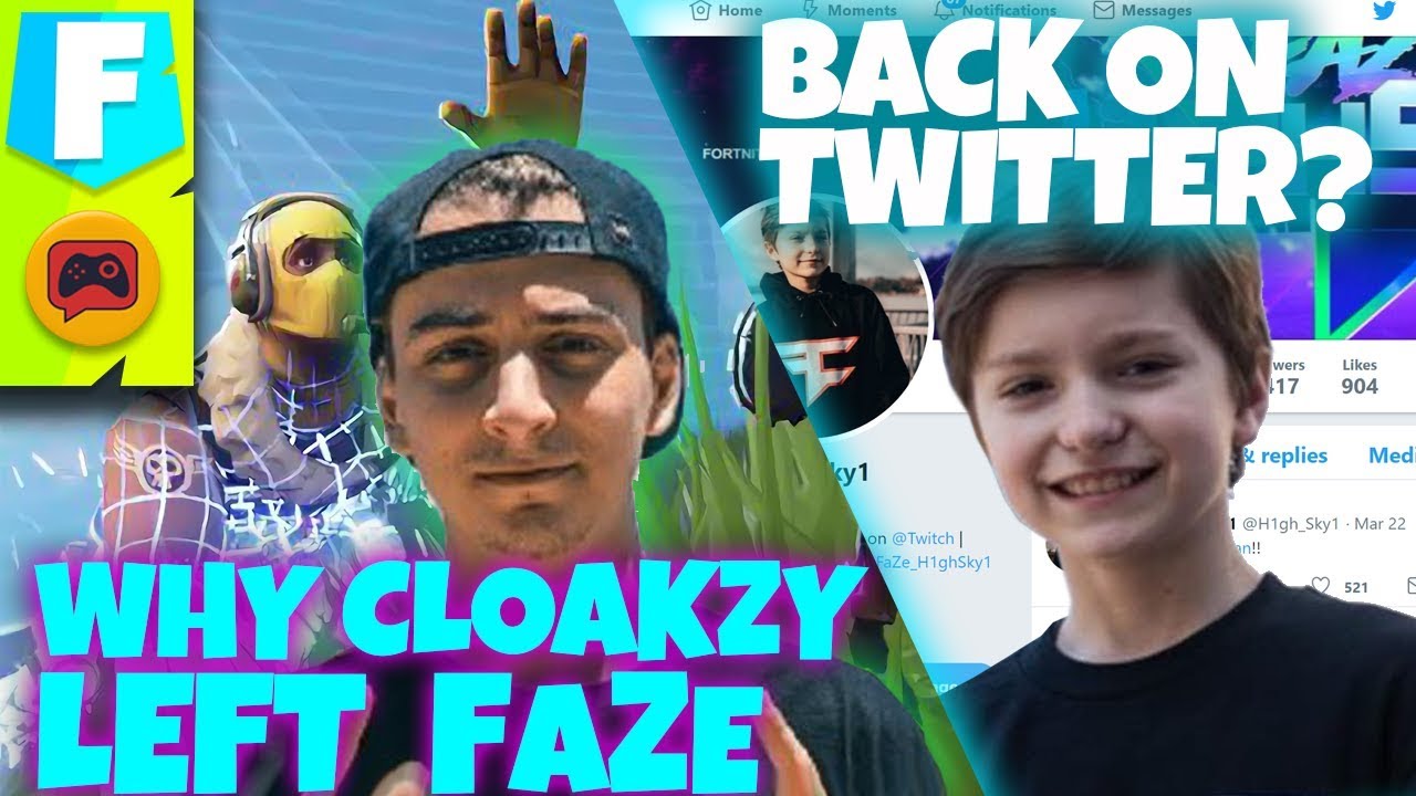 Cloakzy Talks Leaving FaZe Clan and H1ghSky1 Unbanned?