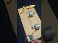 Shaft Powered DC Generator _ DC Motor #dcmotor #techdiy #shorts