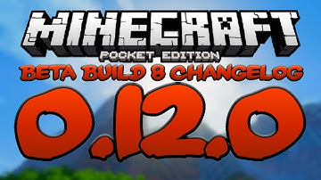 MCPE 0.12.0 BETA BUILD 8 CHANGELOG - Minecraft PE (Pocket Edition) CONTROLS FIXED