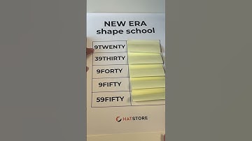 A cheat sheet for New Era’s different shapes! #shorts #caps #59fifty #newera