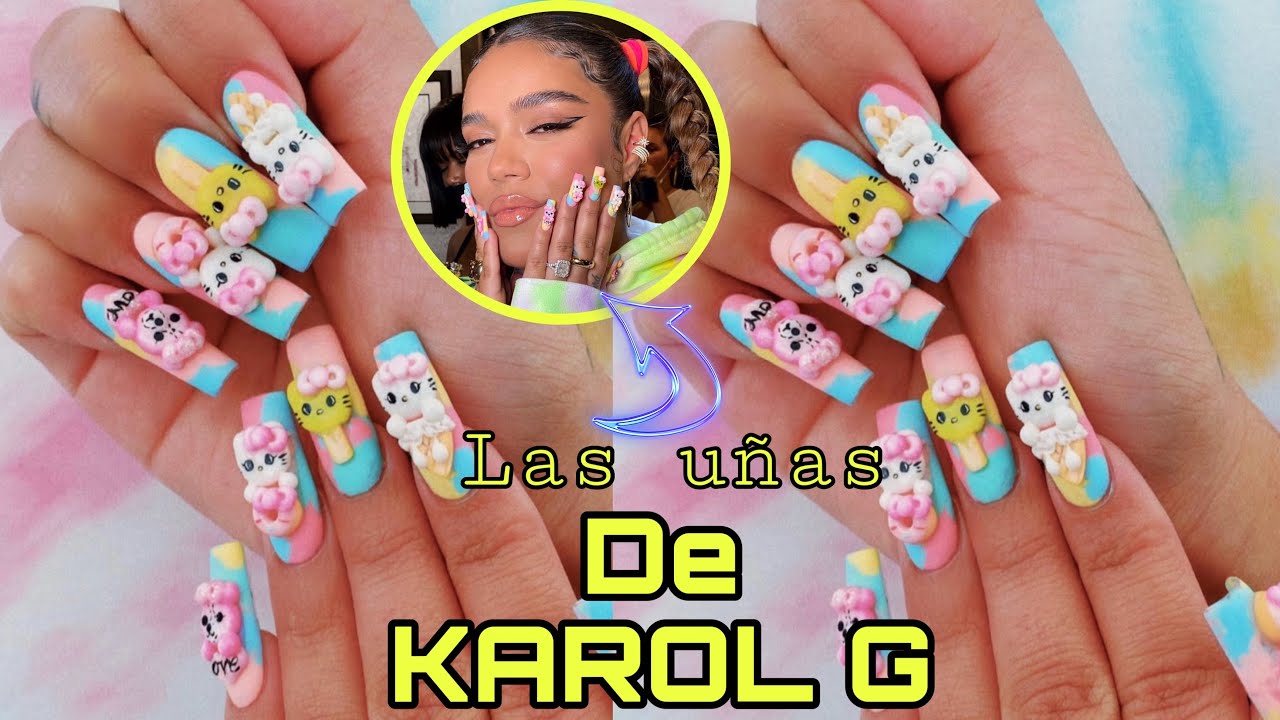 10. Karol G's Ombre Nail Designs - wide 3