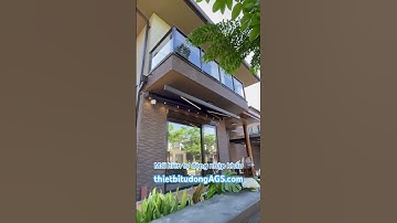 Mái hiên tự động nhập khẩu nguyên chiếc của AGS nhập khẩu và phân phối