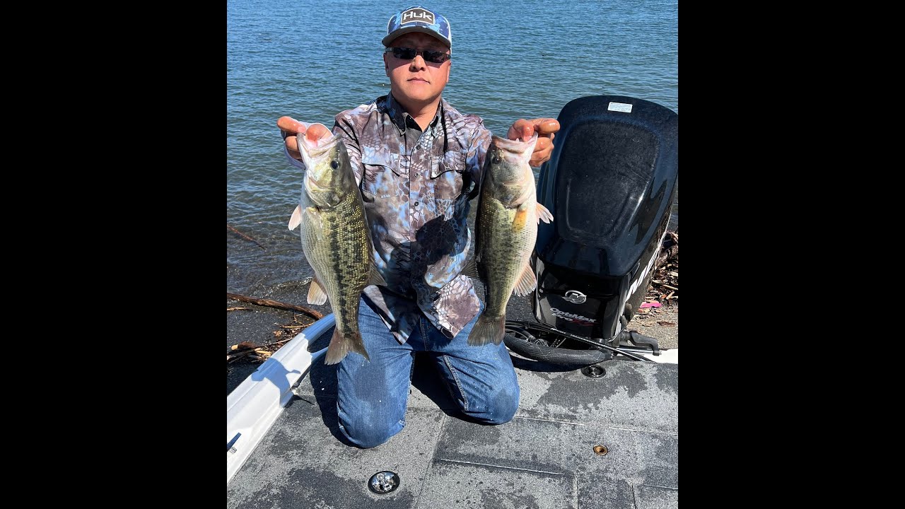 Folsom Lake  – Bass Tournament day (3rd place 15.69 lbs   April 2023)