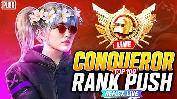 🔴 LIVE | Conqueror Rank Push to Top 100 | PUBG Mobile 🏆