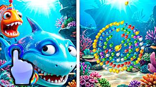 Special Primary Paints Fish World Go iO - Build Fish Sea Run - iOS Android GamePlay #8 screenshot 3