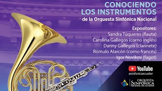 Conociendo los instrumentos de la Orquesta Sinfónica Nacional Ecuador / Quinteto de Vientos