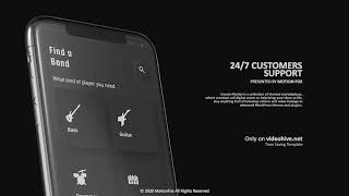 Phone App Presentation - Dark Mockup screenshot 4