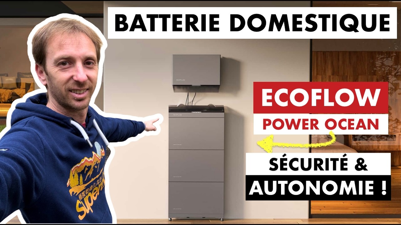 J'installe une centrale solaire de 6kWc et une batterie domestique EcoFlow Power Ocean de 10kWh.