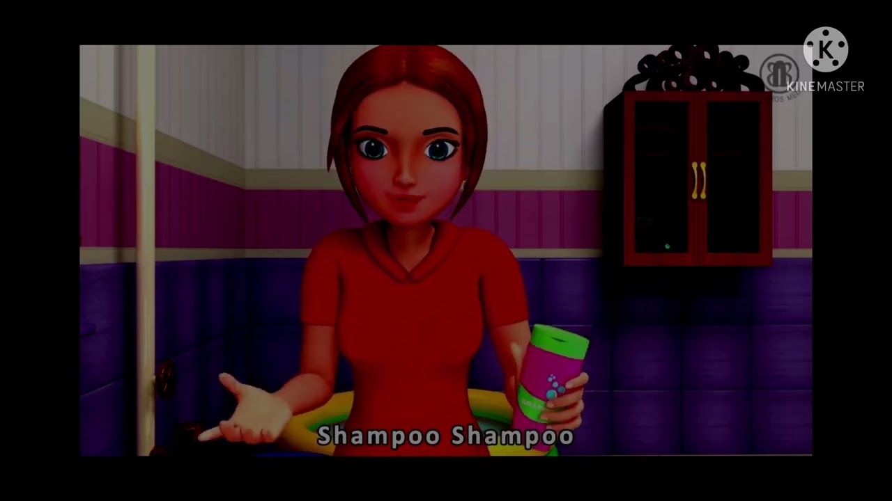 Let shampoo our hair okay bald 1 year old😝