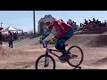 Robert Cardoza leading the pack for Race inc BMX at the AZ state race 2021 in Tucson BMX USA 2021