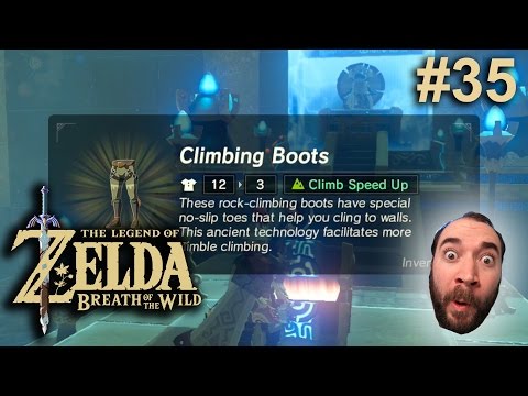 Zelda Breath of the Wild #35 | These Boots Were Made For Climbin'