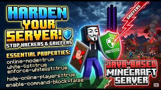 Hardening Minecraft Server:  Essential Server Properties Parameters