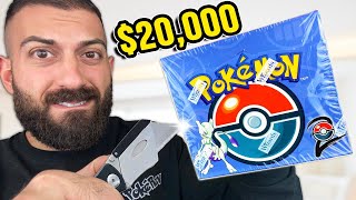 Unboxing The $20,000 Pokemon Cards Booster Box!