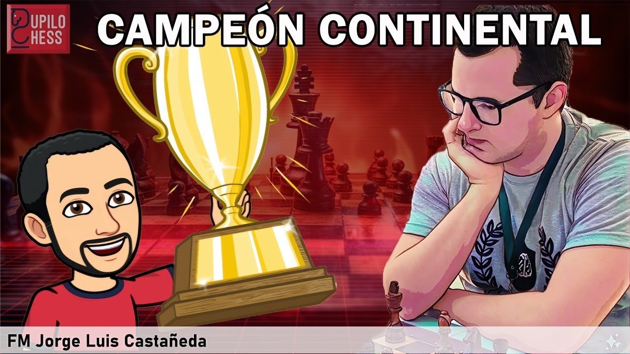 Así de FUERTE juega el actual Campeón CONTINENTAL de ajedrez GM Roberto García Pantoja!!