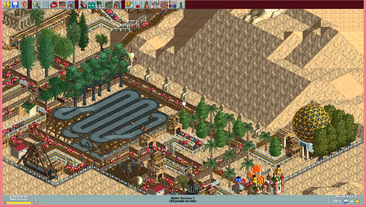 Let's Play RollerCoaster Tycoon Deluxe Channel Introduction YouTube