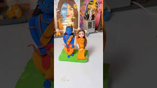 Ram sita  clay art #viralshort #clayart