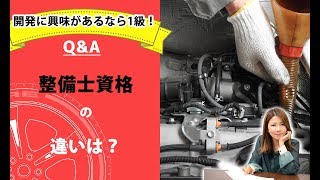 【整備士向け】「整備士資格の違いは？」【メカニックTV】