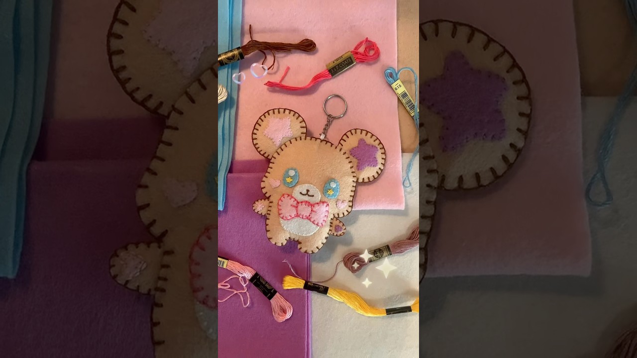 Petitcure Mofurun Felt Keychain 