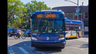 MTA Bus: Q10 and Q37 action at Kew Gardens Rd/80 St (Pre-QBR)