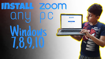 How to install Zoom:Cloud Meetings in any PC(Windows 7, 8, 9, 10) Full setup in 5 minutes!! TechiPop