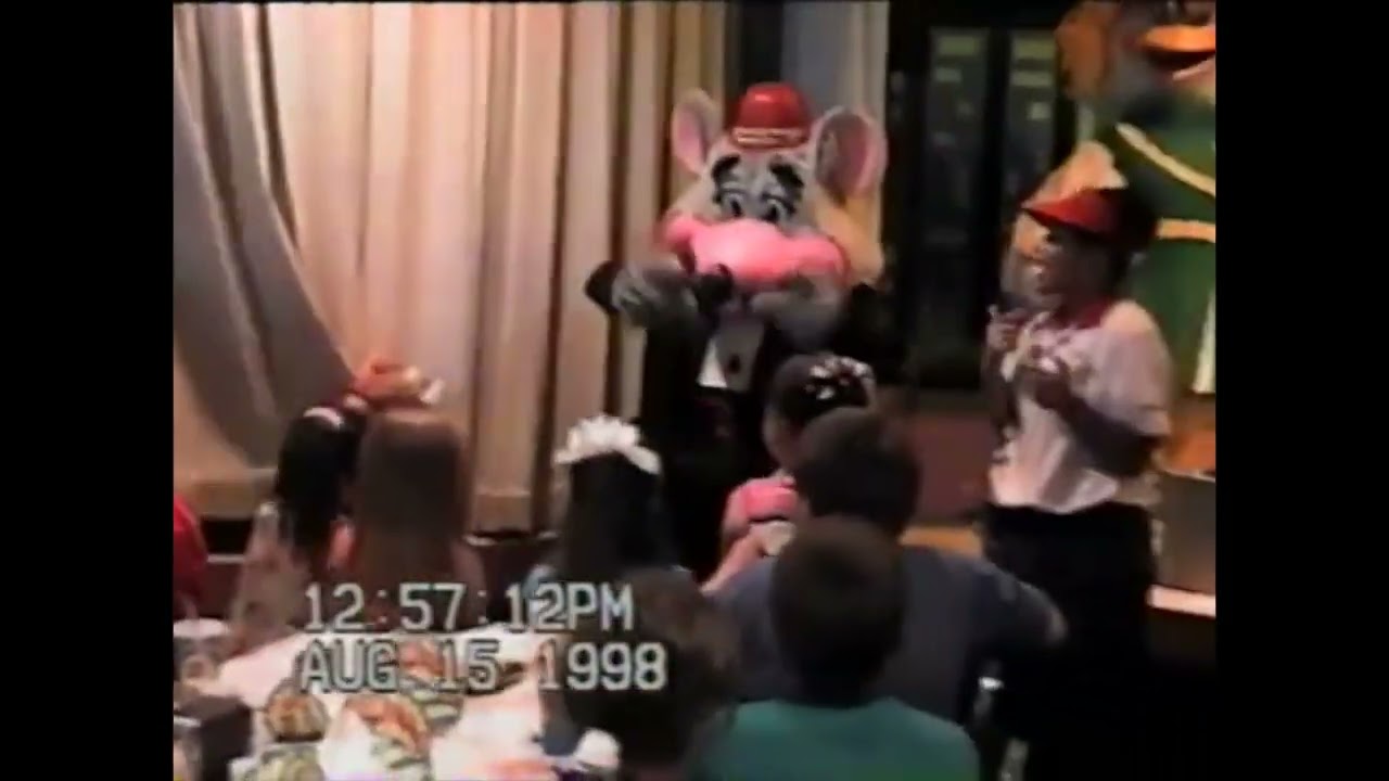 Chuck E Cheese in the 1990s!