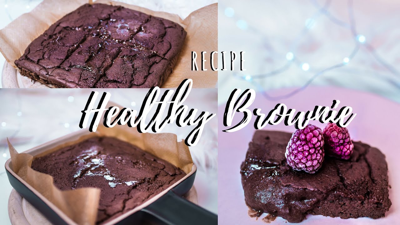 Healthy Brownie Recipe 81Kcal pro Brownie YouTube