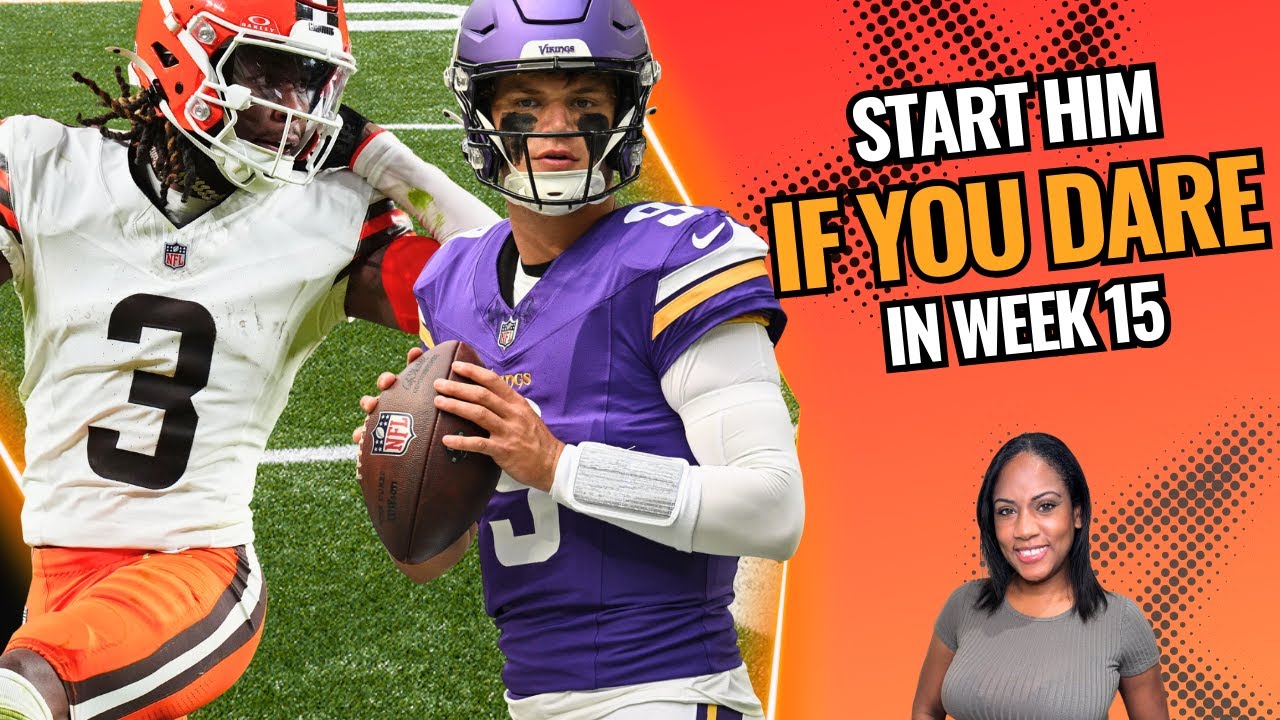Week 15 Start/Sit: Bold Boom Plays to Win Your Playoff Matchup