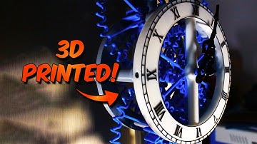3D Printing and Building a Fully Mechanical Clock!