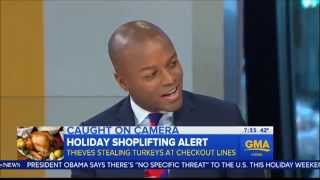 Good Morning America - Turkey-Taking Shoplifters Caught on Camera
