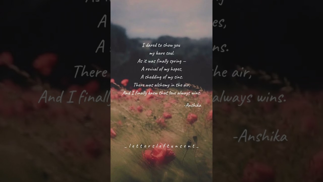 It was finally Spring... 