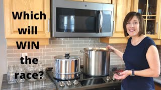 Which One is more efficientfaster? Steam Canner vs Water Bath Canner