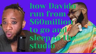 How Davido run from home to sleep in the studio just to record a music