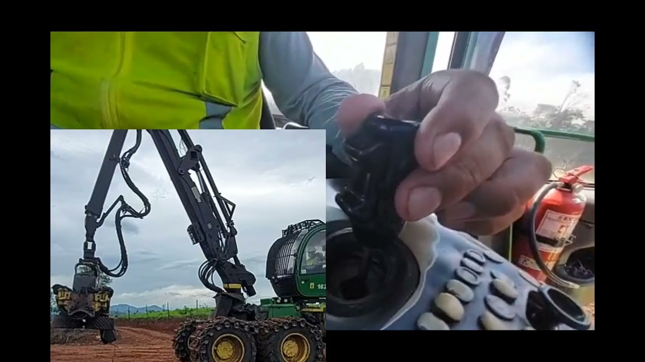 Joystick do Jonh Deere 1270E , funções e comandos