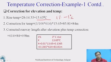 Runway Length Corrections-Part-II