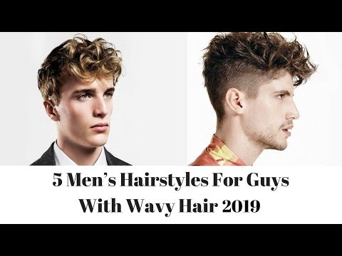 How to style short, wavy hair | Men's hairstyle