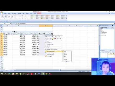 Practice Pivot Table in Excel Part2 2023 mới nhất