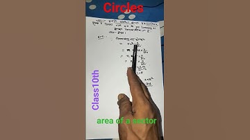 find the solution of Ex.12.2 question-no.14|circles|area ofa sector|class10thCBSE|#shorts#education