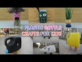 4 Plastic Bottle Craft for kids  | DIY projects