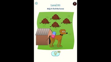 Erase It Delete One Part: Help it Find The Bone! Gameplay Walkthrough #Shorts